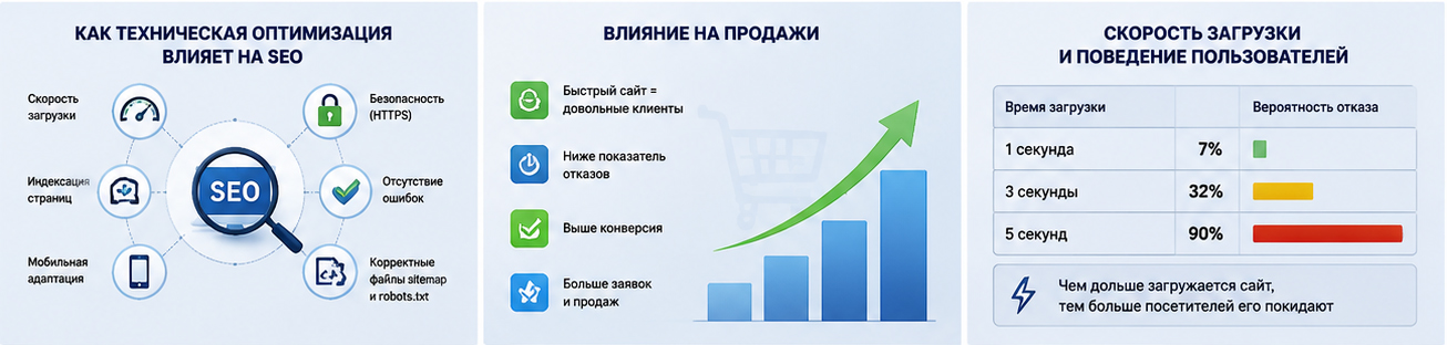 как техническая оптимизация влияет