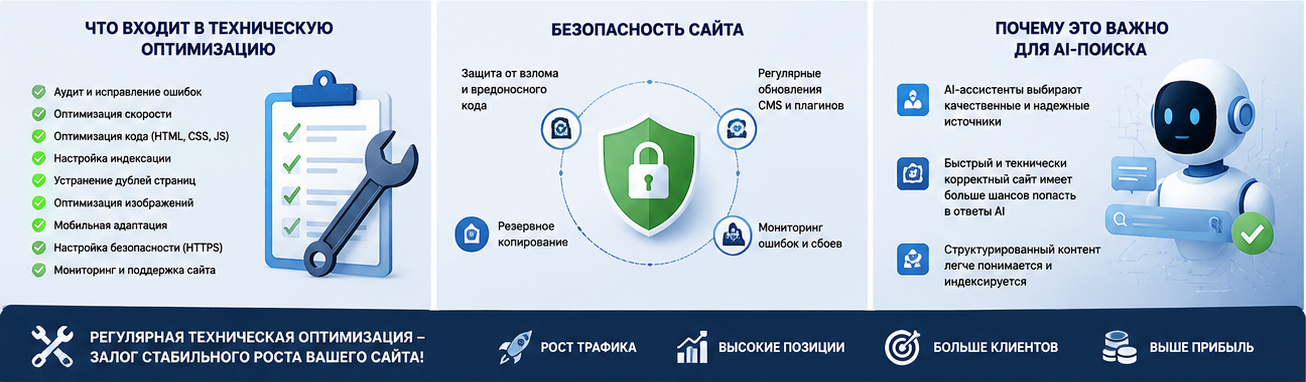 что входит в техническую оптимизацию